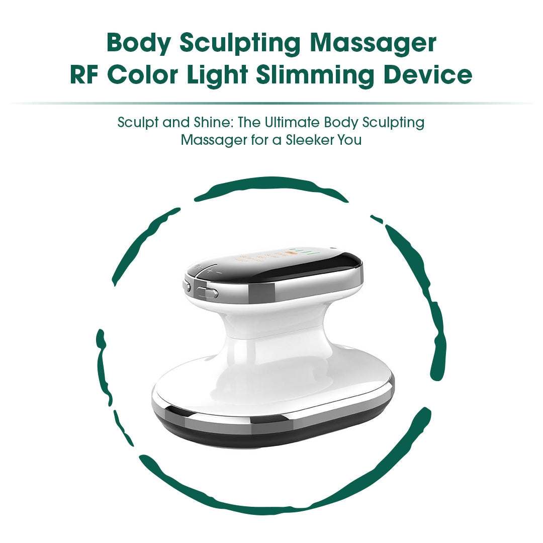 Advanced body contouring device with radio frequency and color light for slimming and skin tightening