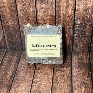 Sea Moss & Elderberry Soap Bar