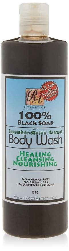 African Black Soap Body Wash - Cucumber Melon, 16 oz