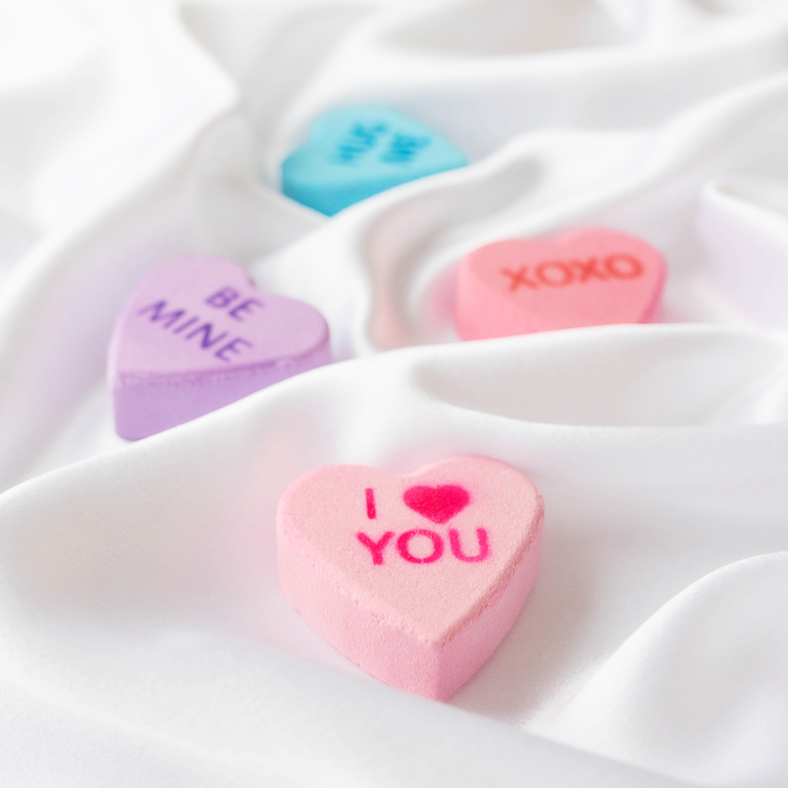 Bath Bomb | Gift Set | Four Bath Bomb | Heart | Hearts