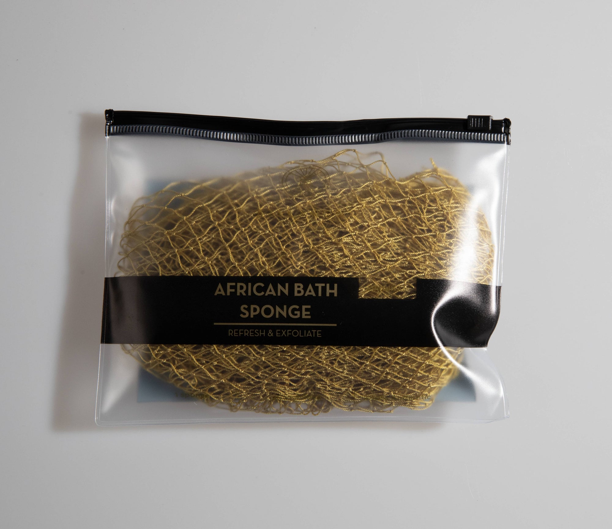 African Exfoliating Net Sponge (FOR SENSITIVE SKIN) 45" Long: PINEAPPLE