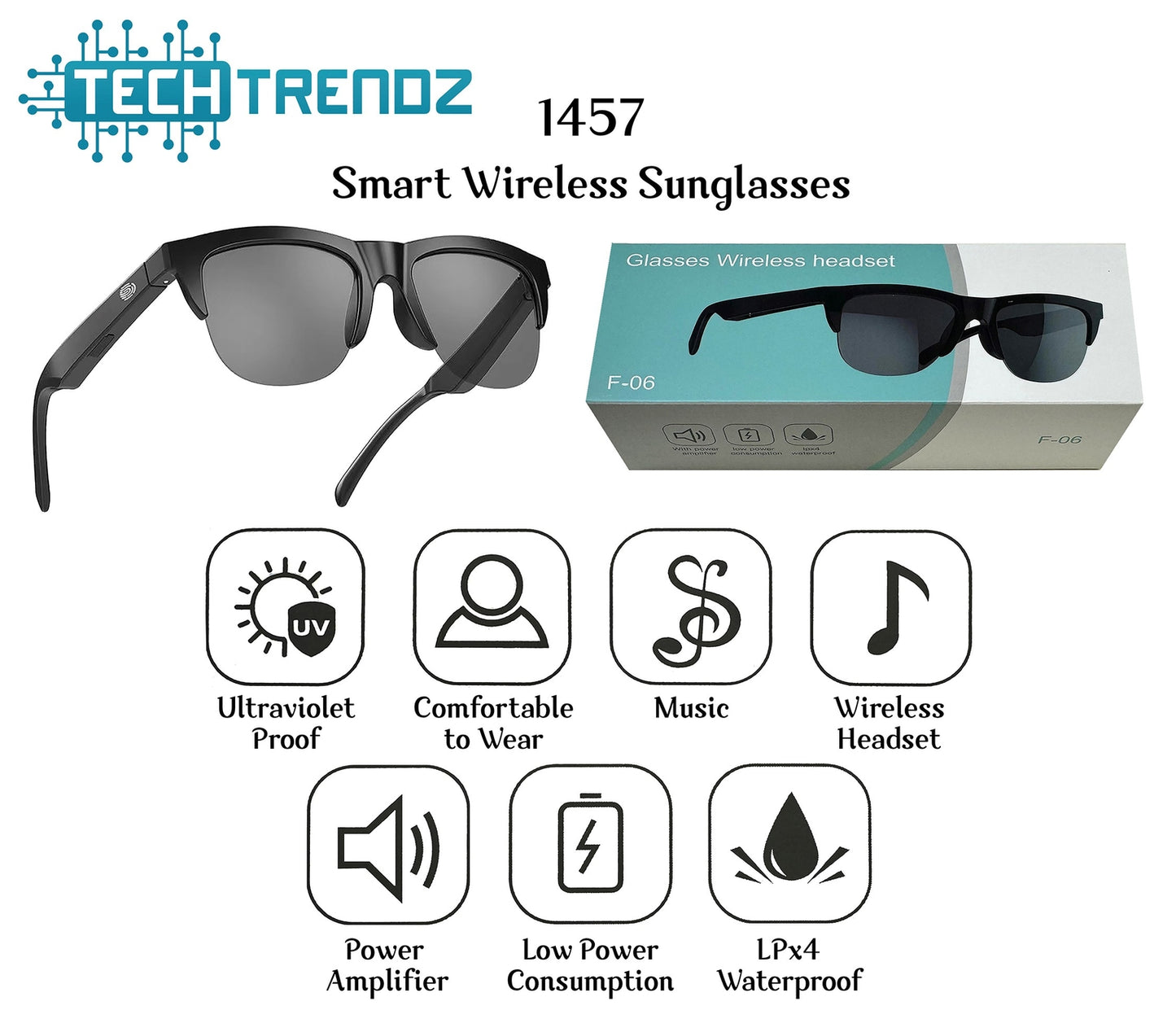 Smart Bluetooth Sunglasses