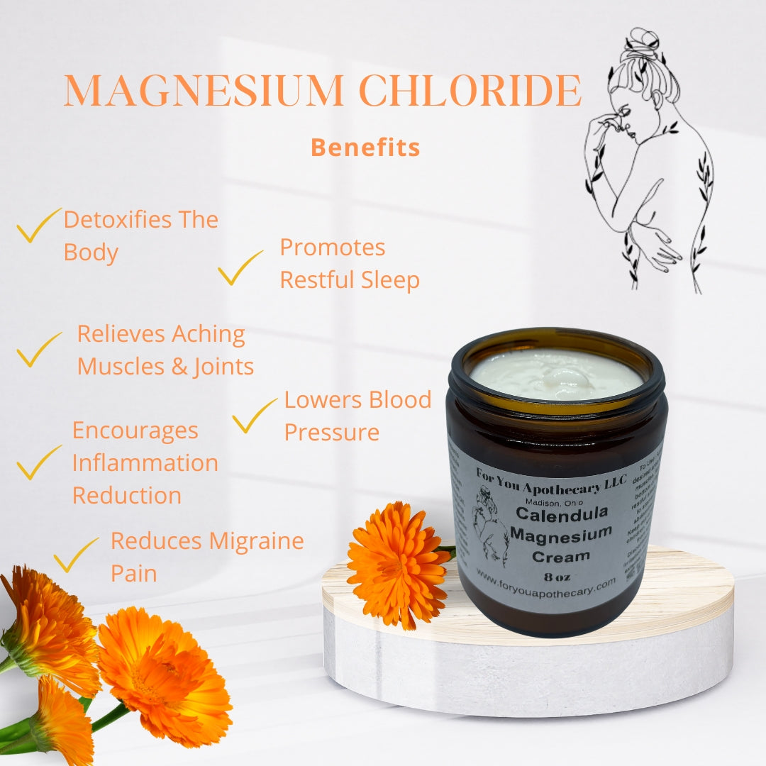 Calendula Magnesium Cream 4oz