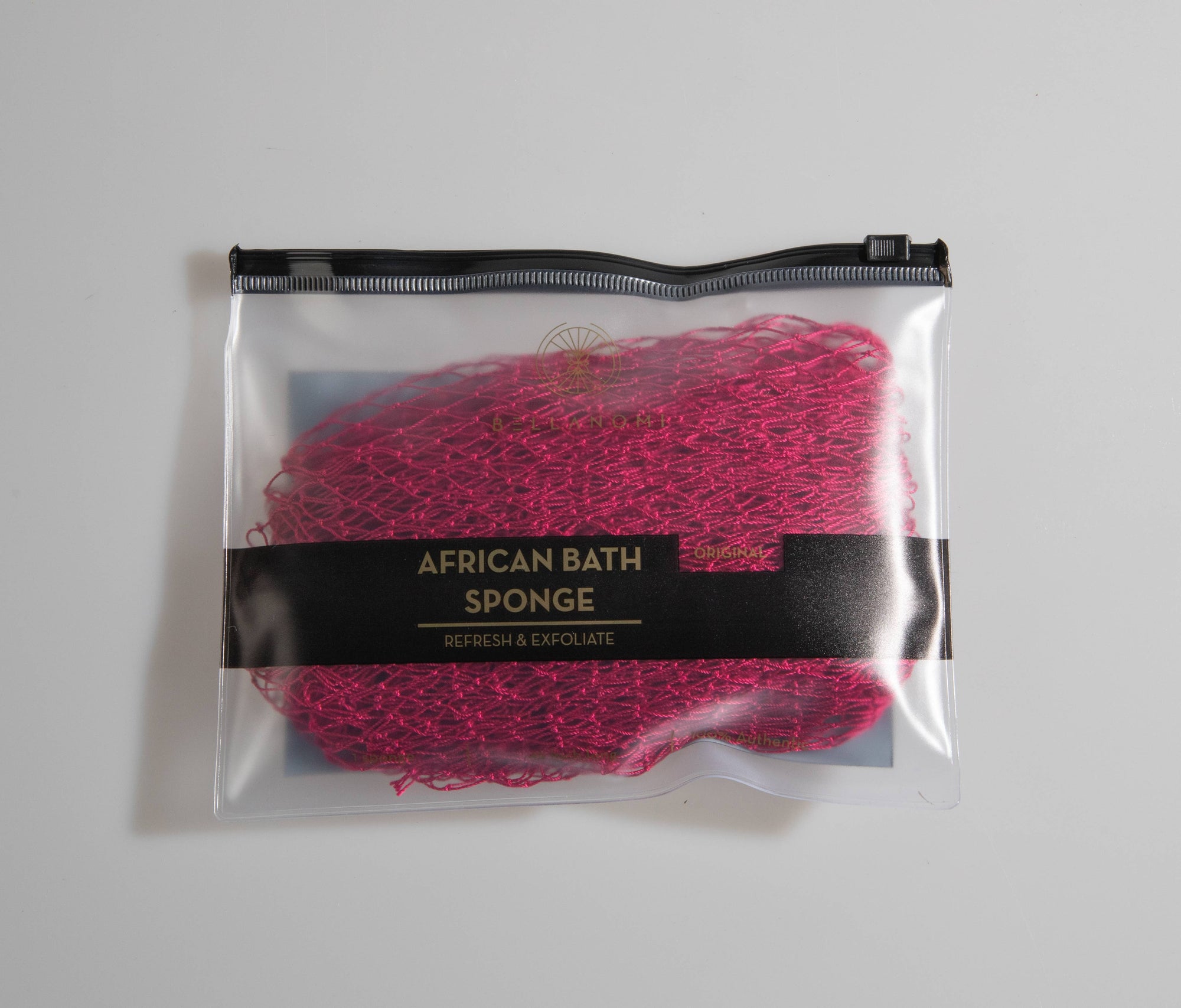 African Exfoliating Net Sponge (FOR SENSITIVE SKIN) 45" Long: PINEAPPLE