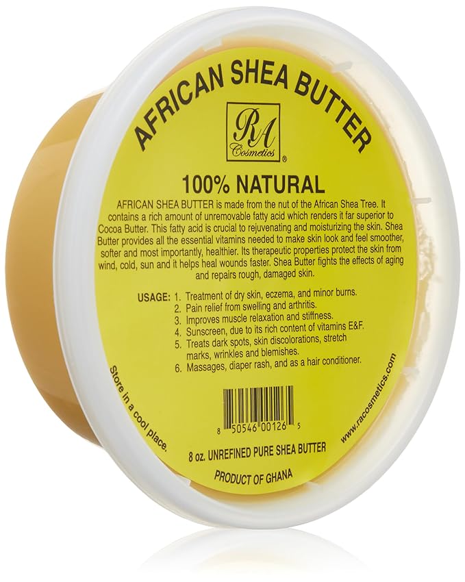 100% African Shea Butter Yellow 8 oz