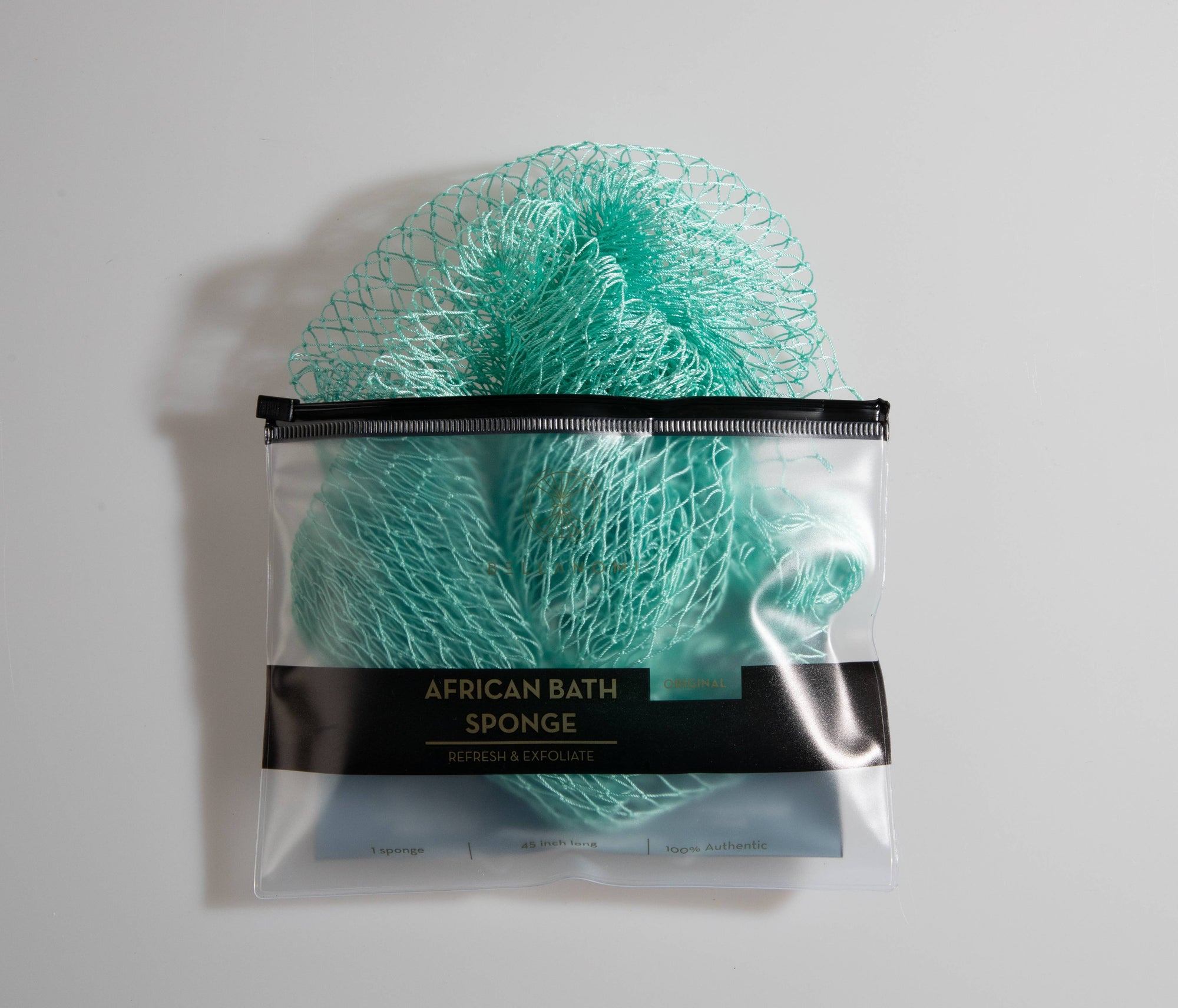 African Exfoliating Net Sponge (FOR SENSITIVE SKIN) 45" Long: PINEAPPLE