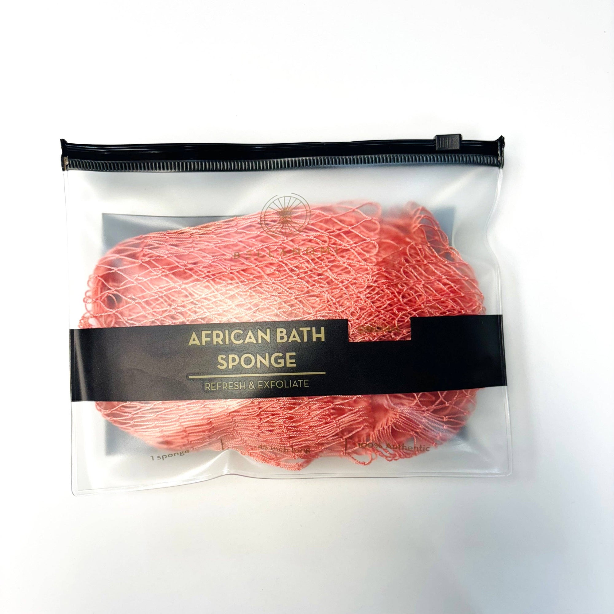 African Exfoliating Net Sponge (FOR SENSITIVE SKIN) 45" Long: PINEAPPLE