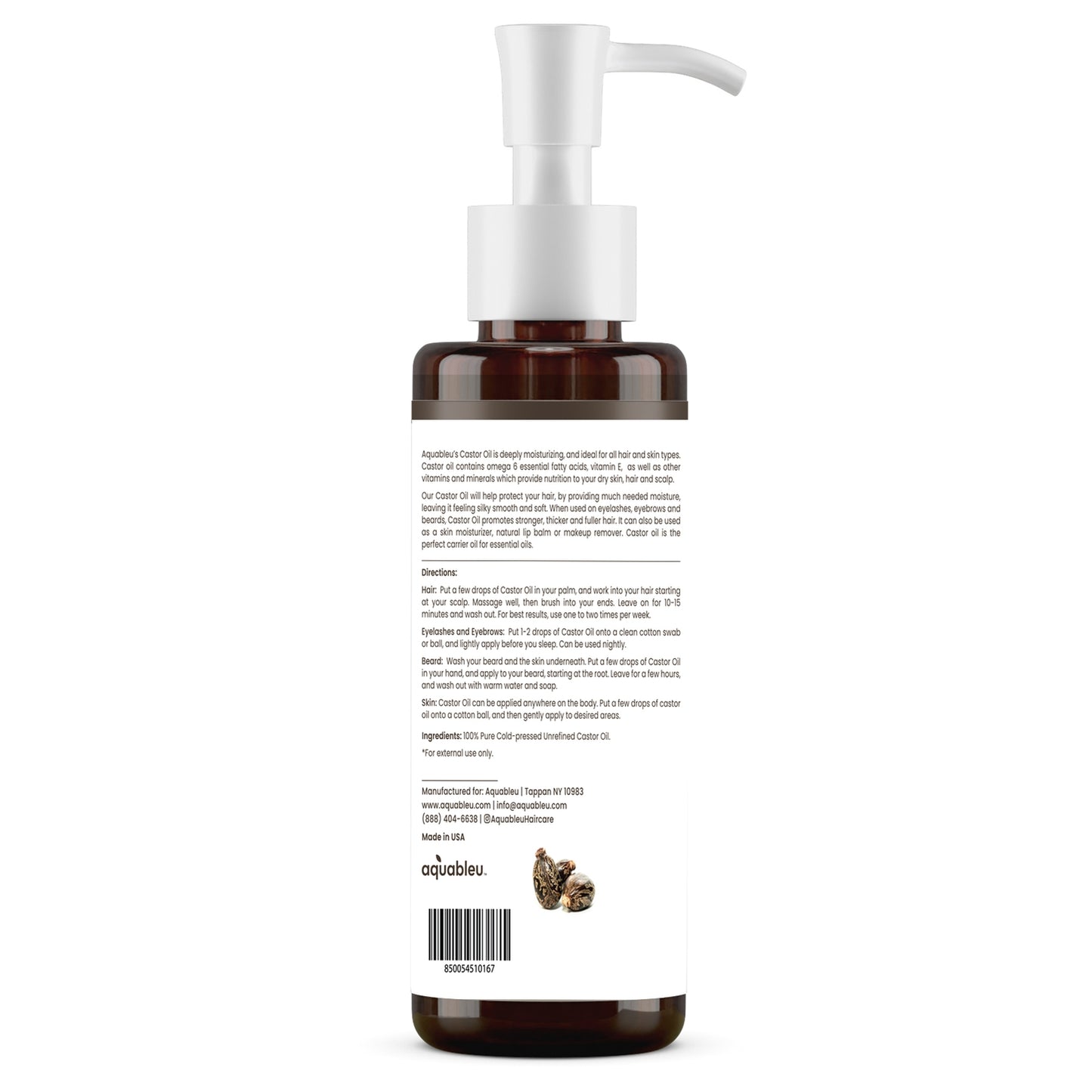 Pure Castor Oil 8oz