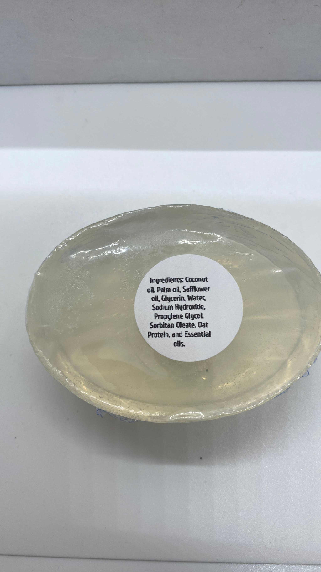 Knockout Acne Soap sample bar made with natural ingredients for acne-prone skin