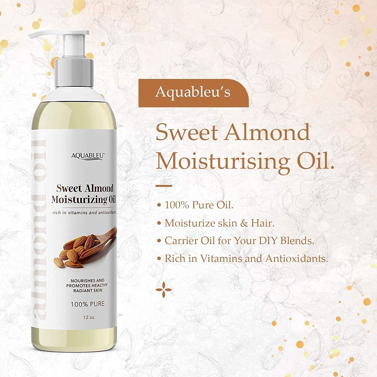 Sweet Almond Moisturising Oil