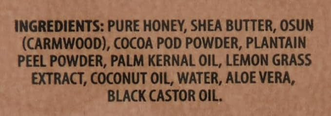 African Black Soap Bar Mango 5 oz