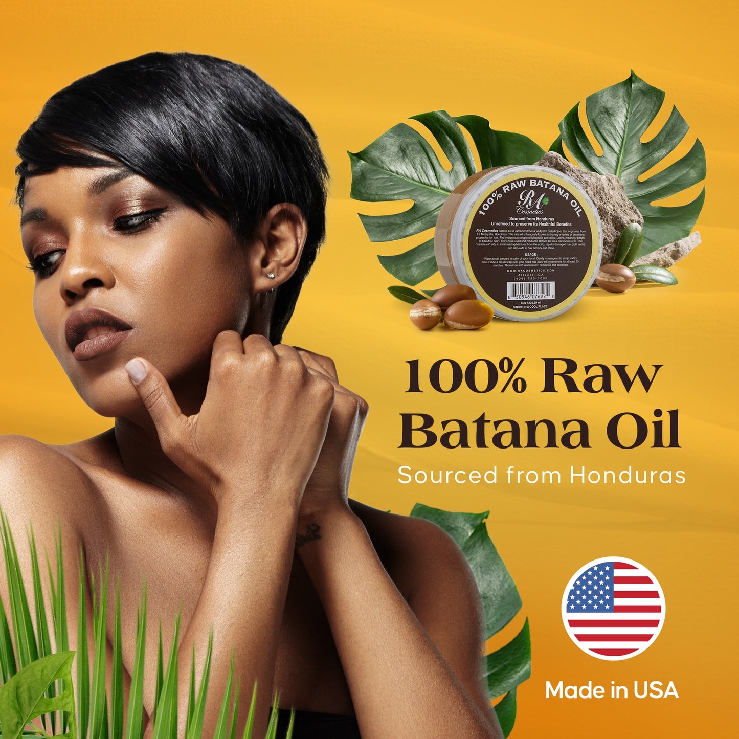 100% Raw Batana Oil, 8oz