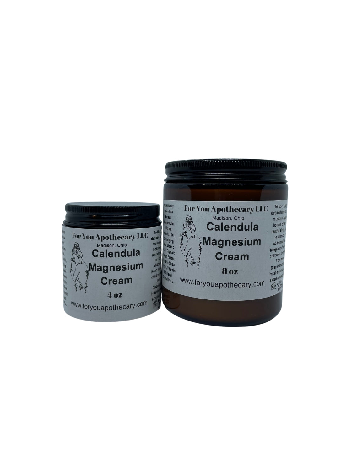 Calendula Magnesium Cream 4oz