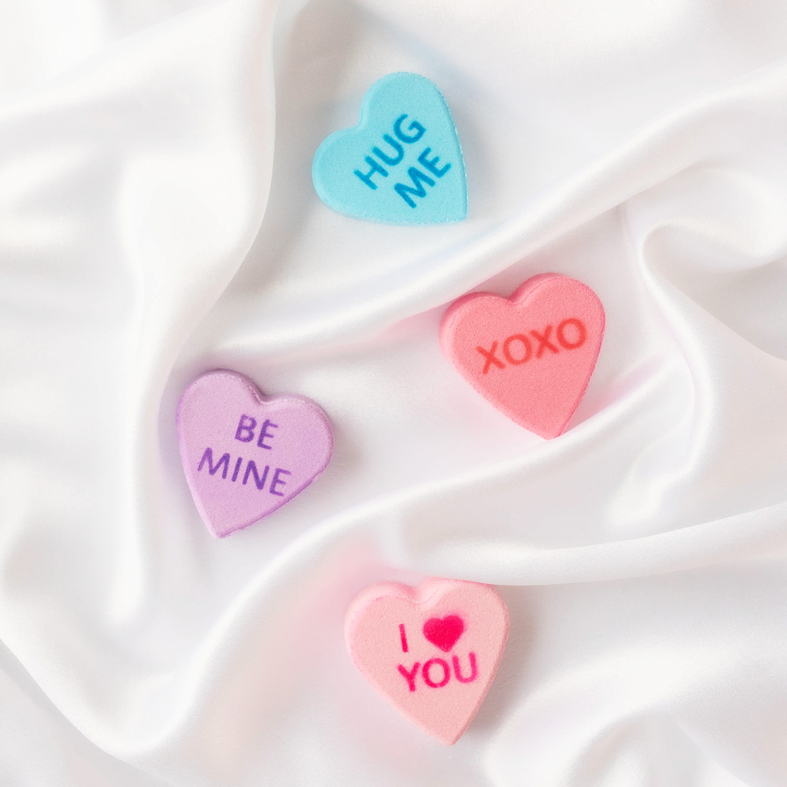 Bath Bomb | Gift Set | Four Bath Bomb | Heart | Hearts
