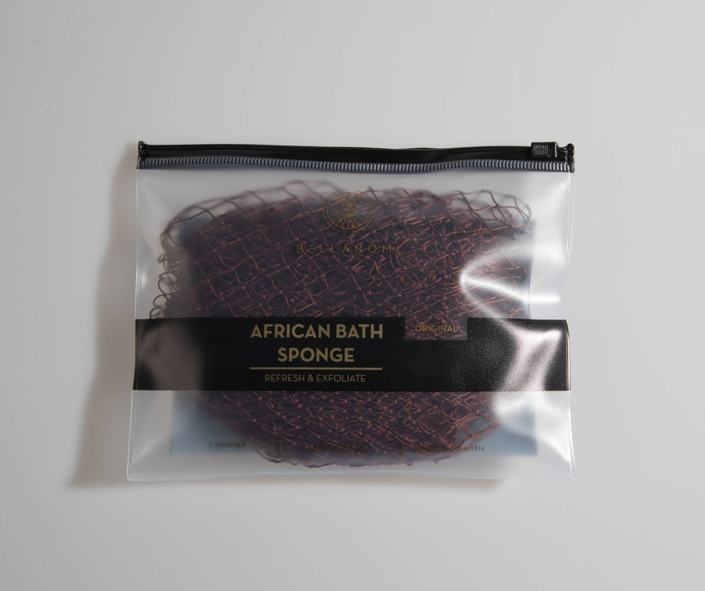 African Exfoliating Net Sponge (FOR SENSITIVE SKIN) 45" Long: PINEAPPLE